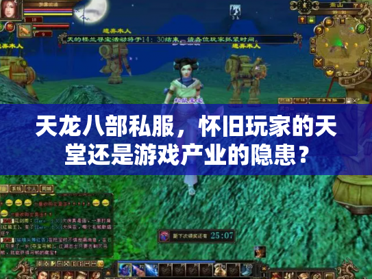 天龙八部私服，怀旧玩家的天堂还是游戏产业的隐患？