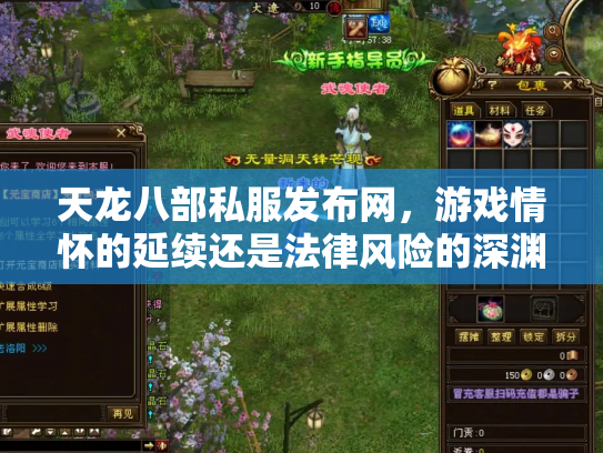 天龙八部私服发布网，游戏情怀的延续还是法律风险的深渊？