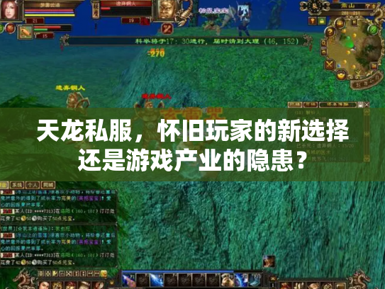 天龙私服，怀旧玩家的新选择还是游戏产业的隐患？