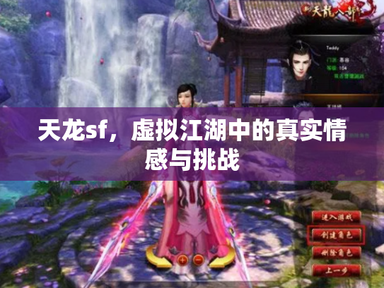 天龙sf，虚拟江湖中的真实情感与挑战