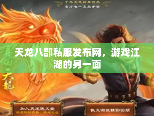 天龙八部私服发布网，游戏江湖的另一面