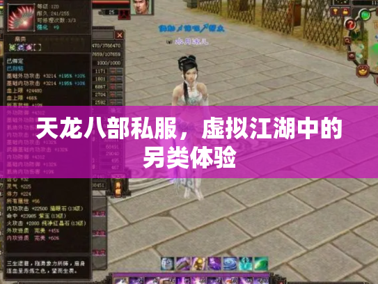 天龙八部私服，虚拟江湖中的另类体验