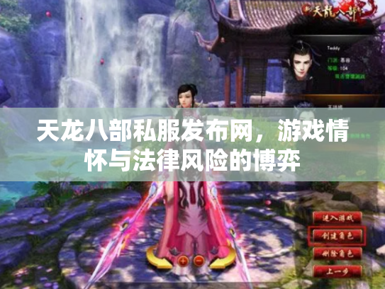 天龙八部私服发布网，游戏情怀与法律风险的博弈