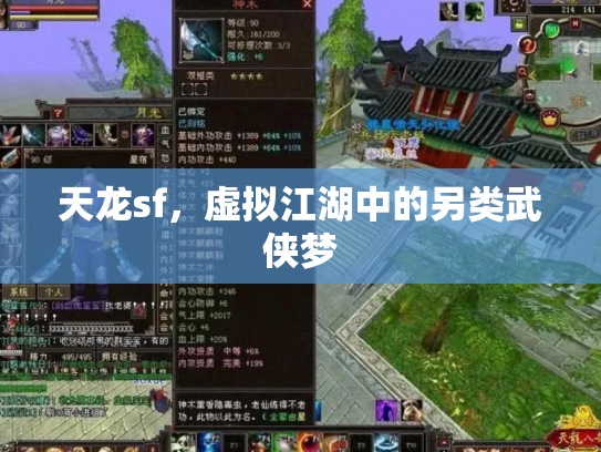 天龙sf，虚拟江湖中的另类武侠梦