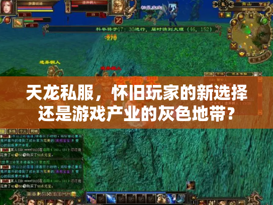 天龙私服，怀旧玩家的新选择还是游戏产业的灰色地带？