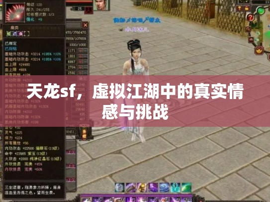 天龙sf，虚拟江湖中的真实情感与挑战
