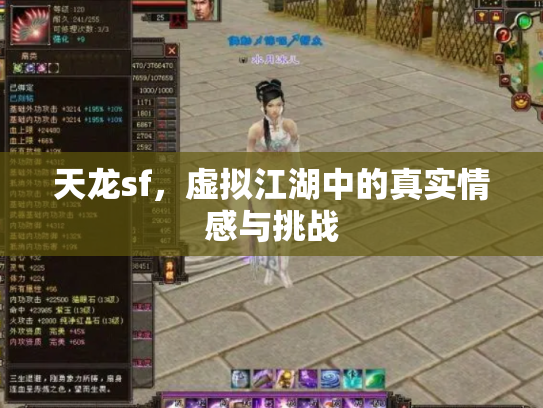 天龙sf，虚拟江湖中的真实情感与挑战