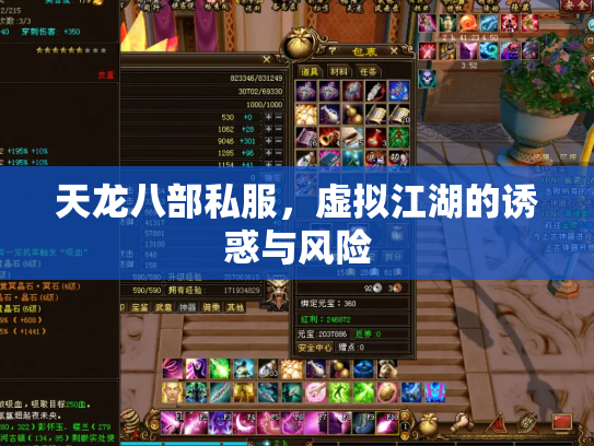 天龙八部私服，虚拟江湖的诱惑与风险