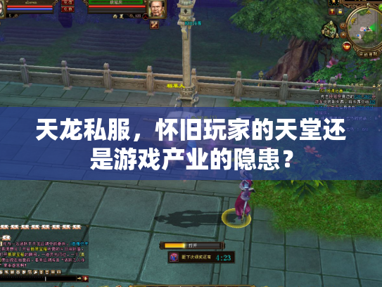 天龙私服，怀旧玩家的天堂还是游戏产业的隐患？