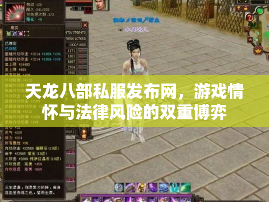 天龙八部私服发布网，游戏情怀与法律风险的双重博弈