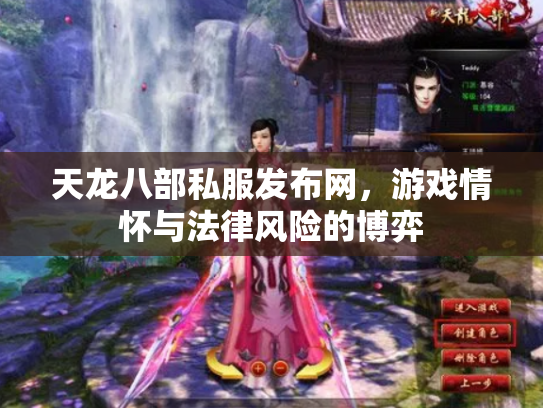 天龙八部私服发布网，游戏情怀与法律风险的博弈