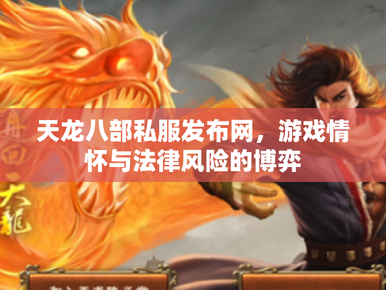天龙八部私服发布网，游戏情怀与法律风险的博弈