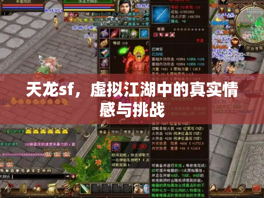 天龙sf，虚拟江湖中的真实情感与挑战