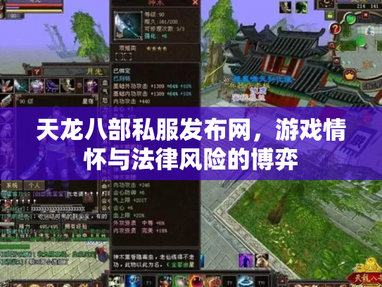 天龙八部私服发布网，游戏情怀与法律风险的博弈
