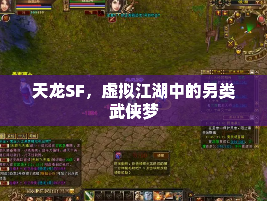 天龙SF，虚拟江湖中的另类武侠梦