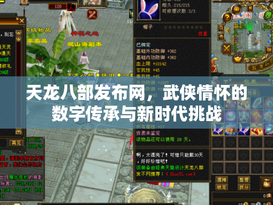 天龙八部发布网，武侠情怀的数字传承与新时代挑战
