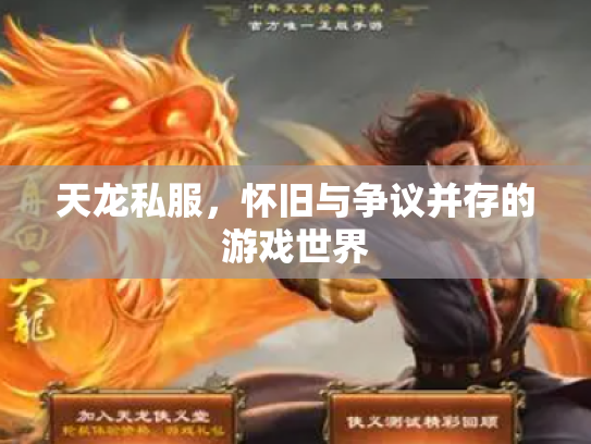 天龙私服，怀旧与争议并存的游戏世界