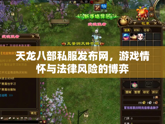 天龙八部私服发布网，游戏情怀与法律风险的博弈