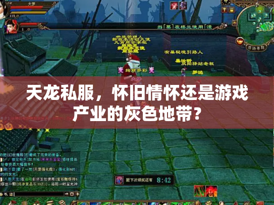 天龙私服，怀旧情怀还是游戏产业的灰色地带？
