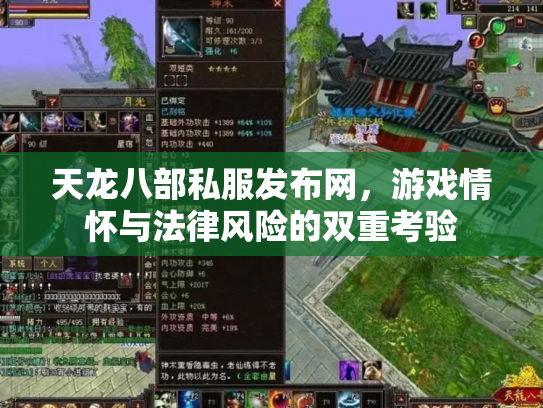天龙八部私服发布网，游戏情怀与法律风险的双重考验