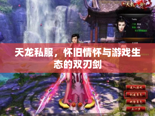 天龙私服，怀旧情怀与游戏生态的双刃剑