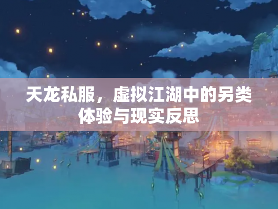 天龙私服，虚拟江湖中的另类体验与现实反思