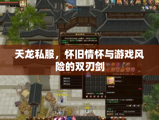 天龙私服，怀旧情怀与游戏风险的双刃剑