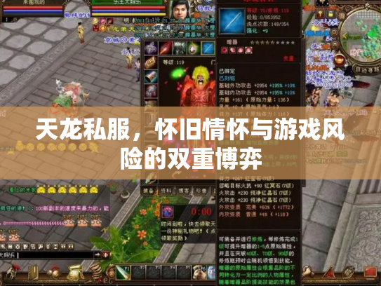 天龙私服，怀旧情怀与游戏风险的双重博弈