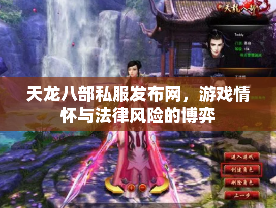 天龙八部私服发布网，游戏情怀与法律风险的博弈