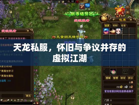天龙私服，怀旧与争议并存的虚拟江湖