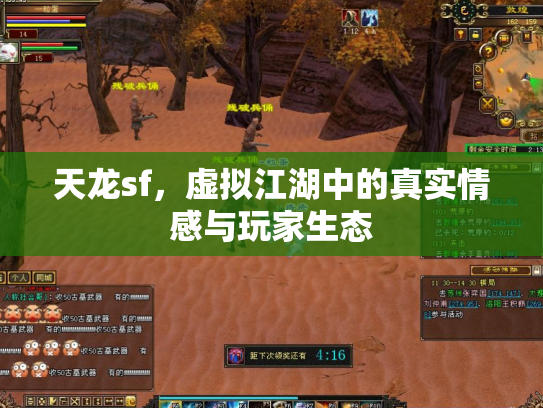 天龙sf，虚拟江湖中的真实情感与玩家生态