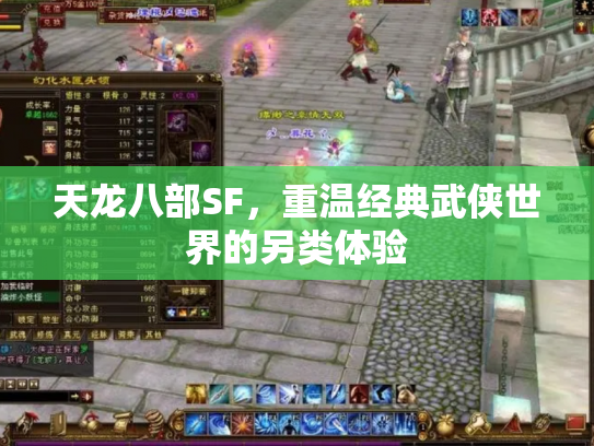 天龙八部SF，重温经典武侠世界的另类体验