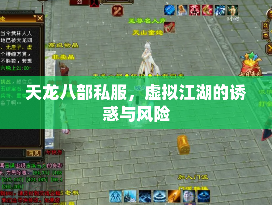 天龙八部私服，虚拟江湖的诱惑与风险