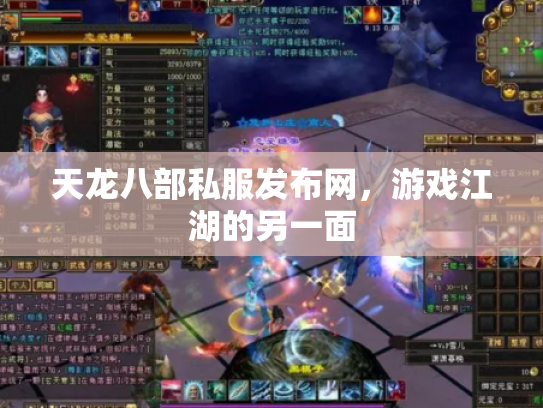 天龙八部私服发布网，游戏江湖的另一面