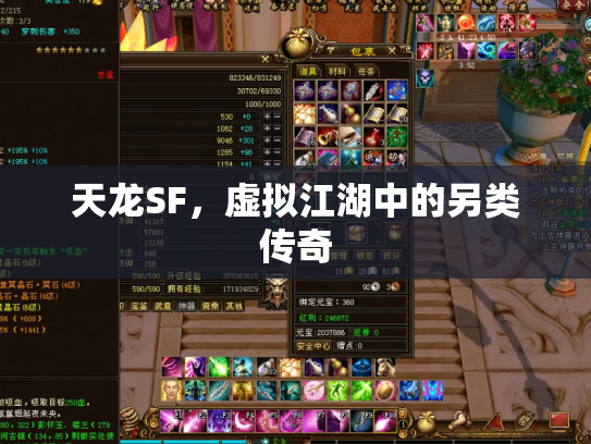 天龙SF，虚拟江湖中的另类传奇