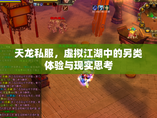 天龙私服，虚拟江湖中的另类体验与现实思考