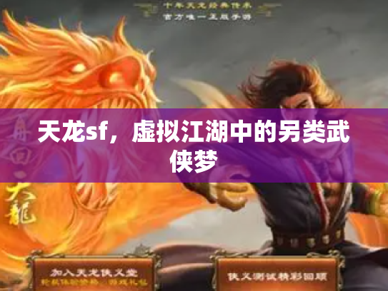 天龙sf，虚拟江湖中的另类武侠梦