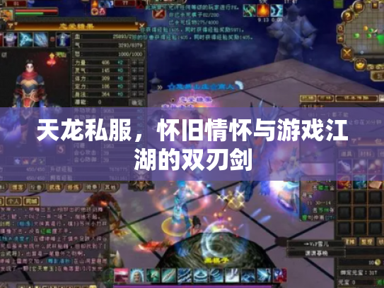 天龙私服，怀旧情怀与游戏江湖的双刃剑