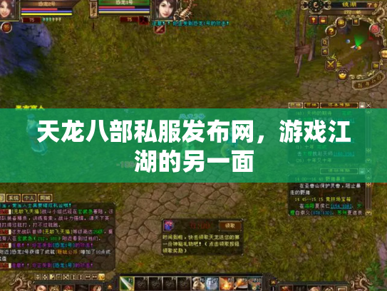天龙八部私服发布网，游戏江湖的另一面