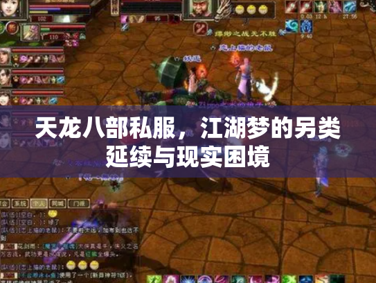 天龙八部私服，江湖梦的另类延续与现实困境