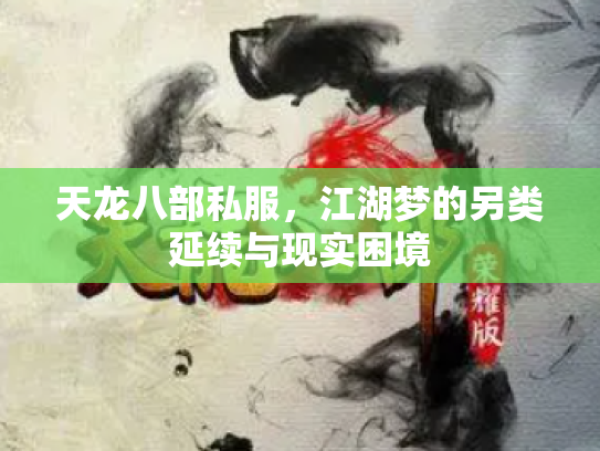 天龙八部私服，江湖梦的另类延续与现实困境