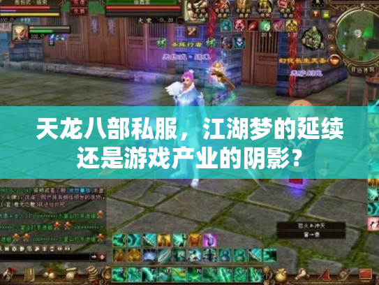 天龙八部私服，江湖梦的延续还是游戏产业的阴影？