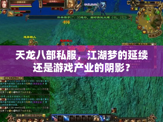 天龙八部私服，江湖梦的延续还是游戏产业的阴影？