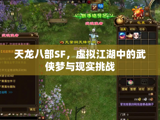 天龙八部SF，虚拟江湖中的武侠梦与现实挑战