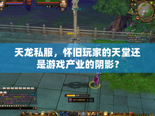 天龙私服，怀旧玩家的天堂还是游戏产业的阴影？