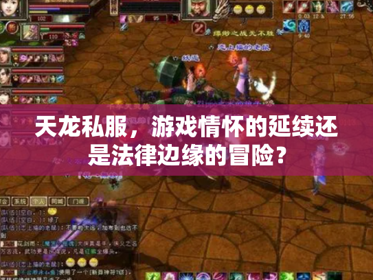 天龙私服，游戏情怀的延续还是法律边缘的冒险？