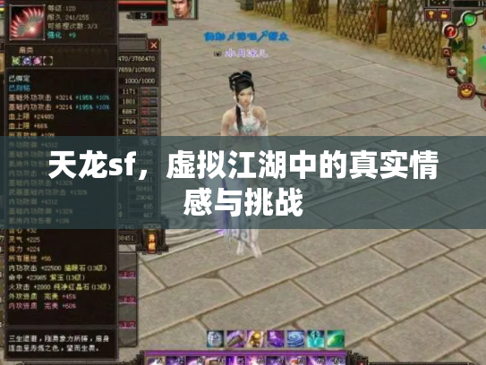 天龙sf，虚拟江湖中的真实情感与挑战