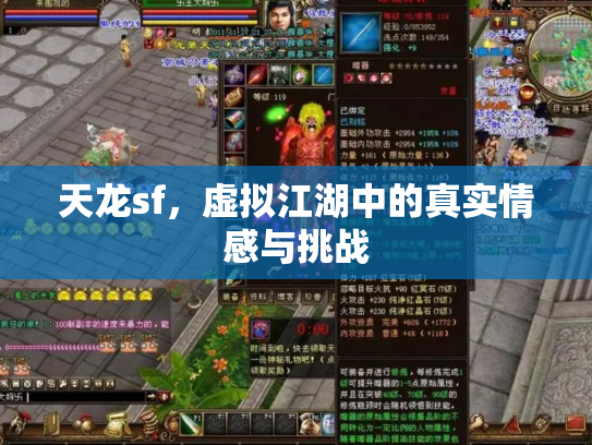 天龙sf，虚拟江湖中的真实情感与挑战