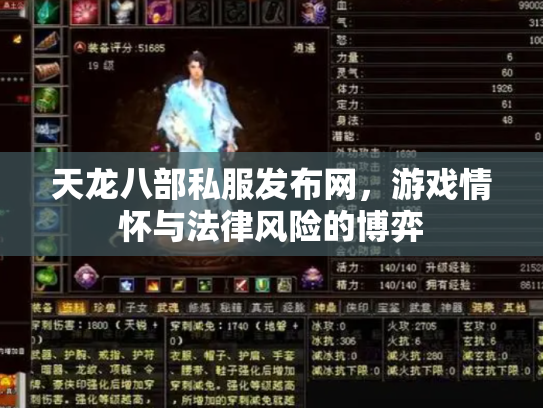 天龙八部私服发布网，游戏情怀与法律风险的博弈