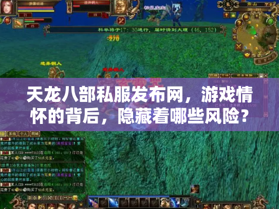 天龙八部私服发布网，游戏情怀的背后，隐藏着哪些风险？